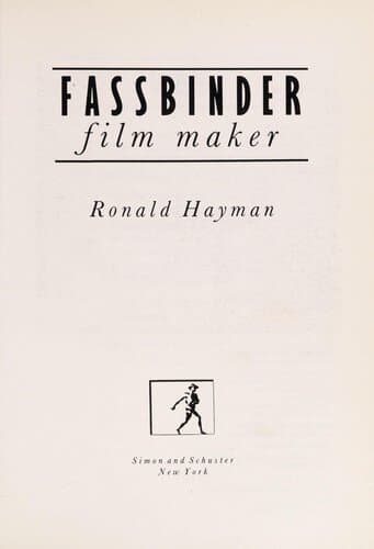 Fassbinder: Film Maker