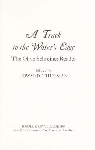 A Track to the Water's Edge