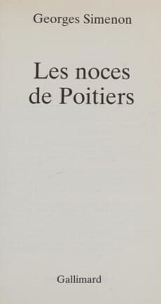 The Couple from Poitiers