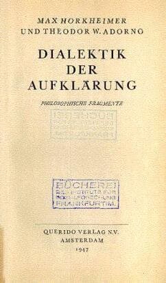 Dialectic of Enlightenment