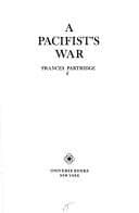 A Pacifist's War
