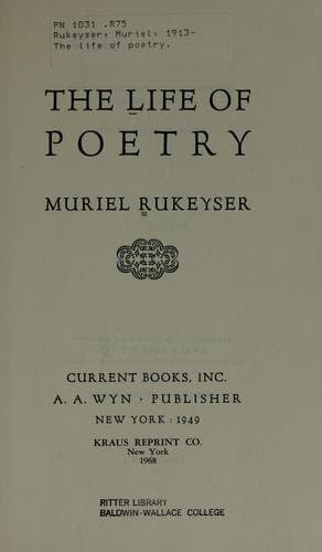 The Life of Poetry