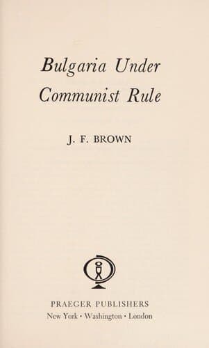 Bulgaria Under Communist Rule