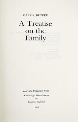 A Treatise on the Family
