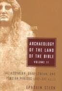 Archaeology of the Land of the Bible, 10,000-586 B.C.E.