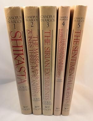 SHIKASTA (GEORGE SHERBAN EMISSARY) [COLLECTION OF 5, BOOK 2 IS SIGNED, 1ST EDITIONS]
