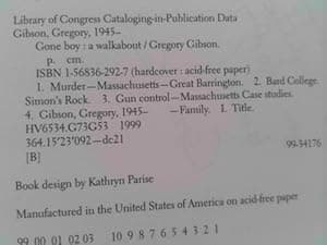 Gone Boy: A Walkabout