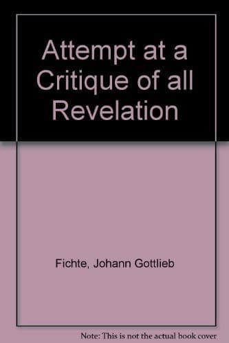 Fichte's Critique of All Revelation