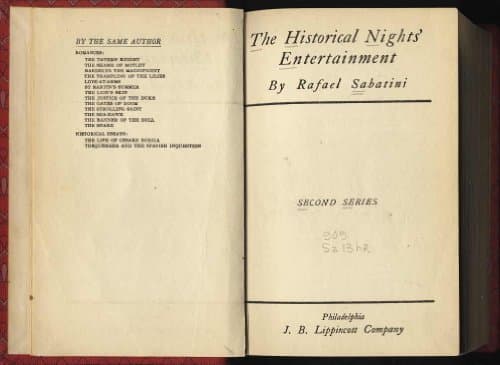 The Historical Nights' Entertainment: Second Series