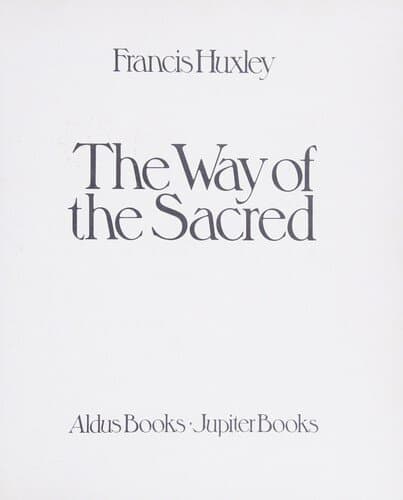 The Way of the Sacred