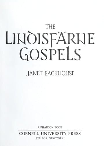 The Lindisfarne Gospels